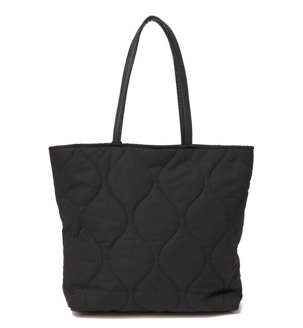 SHIPS any「《一部追加予約》SHIPS any: チャーム付き キルティング スクエア A4 トート バッグ」|トートバッグ|