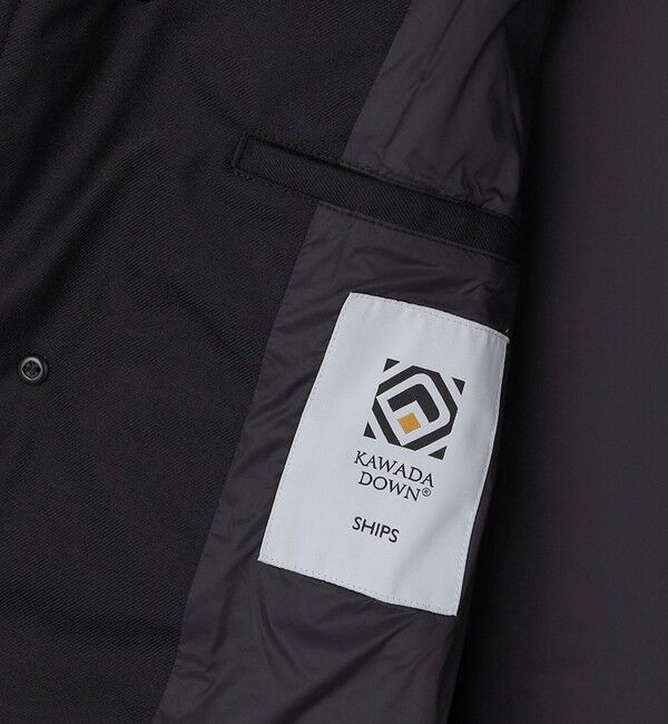 SHIPS「SHIPS: ウール 河田ダウン ピーコート」|ダウン|
