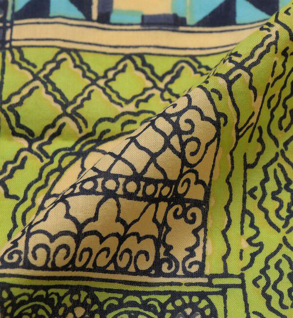 SHIPS for women「【SHIPS別注】BINDU: マップ スカーフ 100&times;100」|バンダナ・スカーフ|