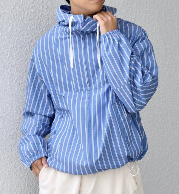 SHIPS any「SHIPS any:〈洗濯機可能〉アノラック テイスト ストライプ マリン パーカー◇」|その他|