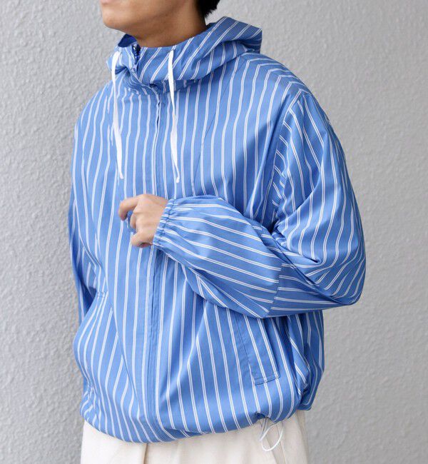 SHIPS any「SHIPS any:〈洗濯機可能〉アノラック テイスト ストライプ マリン パーカー◇」|その他|