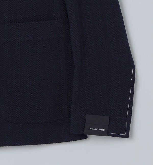 SHIPS「TAGLIATORE: ウール レーヨン ヘリンボーン ジャケット」|テーラードジャケット|