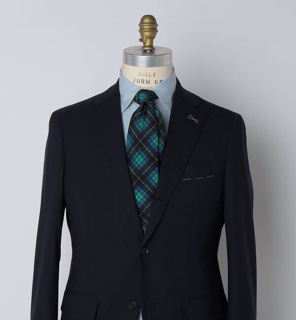 SHIPS「【SHIPS別注】Stefano Cau: タータン エンブレム ネクタイ」|ネクタイ・蝶ネクタイ|