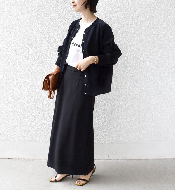 SHIPS for women「〈洗濯機可能〉コットン リブ スナップ ボタン カーディガン」|カーディガン|