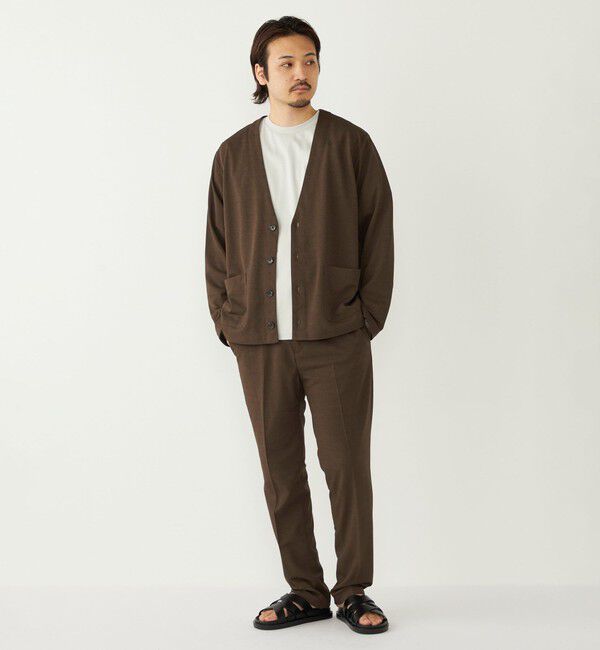 SHIPS Colors 「《予約》SHIPS Colors:〈吸水速乾・洗濯機可能〉シアー カノコ カーディガン◆」|カーディガン|