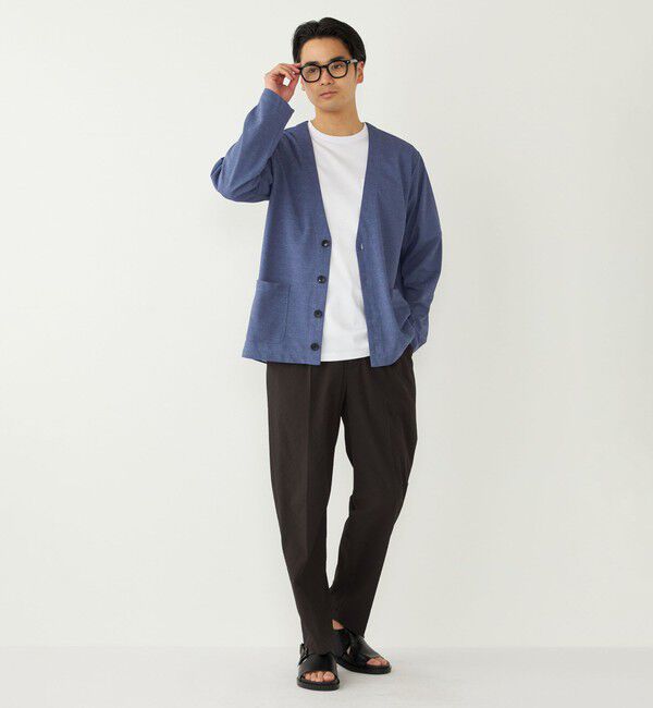 SHIPS Colors 「《予約》SHIPS Colors:〈吸水速乾・洗濯機可能〉シアー カノコ カーディガン◆」|カーディガン|