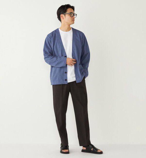 SHIPS Colors 「《予約》SHIPS Colors:〈吸水速乾・洗濯機可能〉シアー カノコ カーディガン◆」|カーディガン|