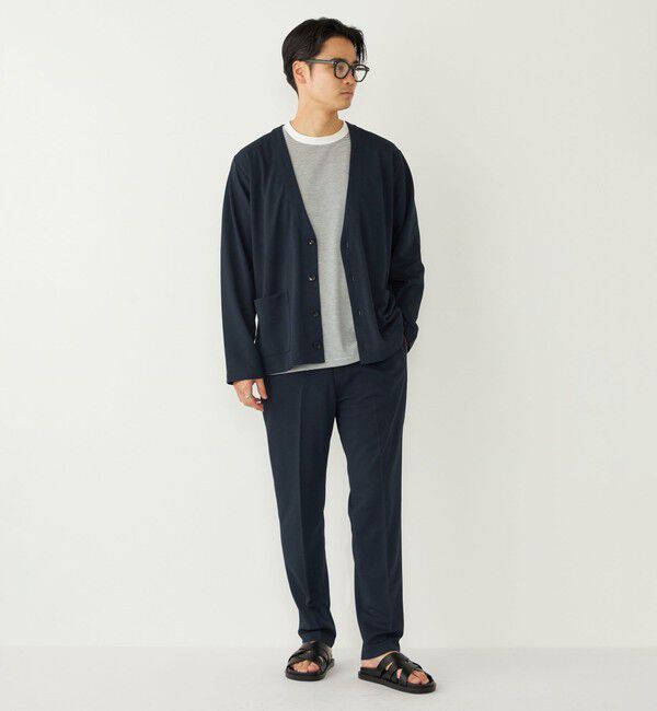 SHIPS Colors 「《予約》SHIPS Colors:〈吸水速乾・洗濯機可能〉シアー カノコ カーディガン◆」|カーディガン|