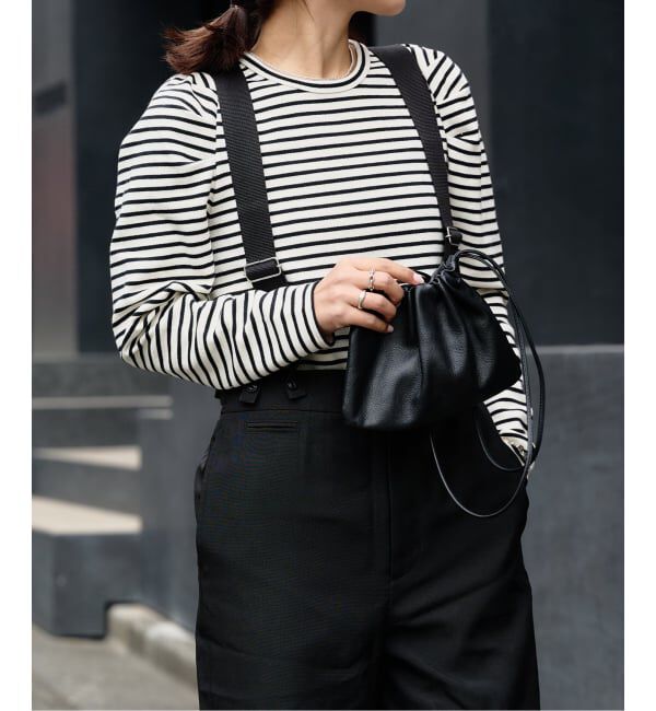 OUTDOOR PRODUCTS Usual Things「WEB限定カラーあり ボリュームスリーブボーダープルオーバー」|Tシャツ・カットソー|