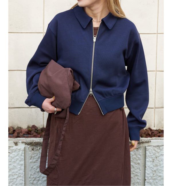 OUTDOOR PRODUCTS Usual Things「≪予約≫アゼライクジャージージップアップカーディガン」|カーディガン|