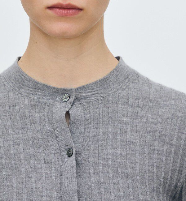 TOMORROWLAND collection「カシミヤシルクリブ クルーネックカーディガン」|カーディガン|