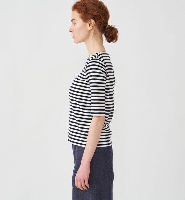 TOMORROWLAND collection「マリンボーダー ボートネックプルオーバー」|Tシャツ・カットソー|