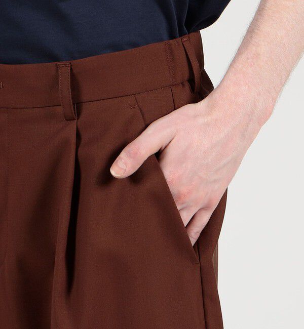 CABaN「CABaN ウォッシャブルウール ワンタックショートパンツ」|その他|