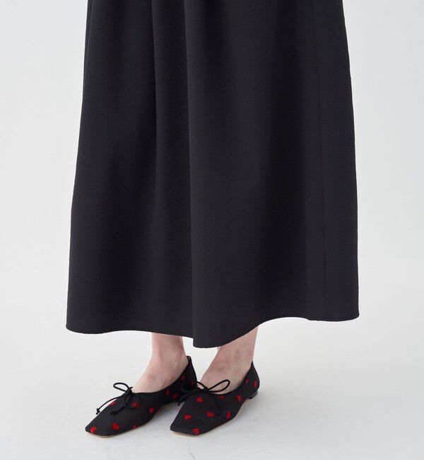 MACPHEE「シアーサッカーギャザーロングスカート」|スカート|