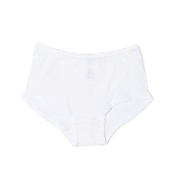 TOMORROWLAND HOME「コットンフライス ボクサーショーツ（ウィメンズ）」|インナー|11 ホワイト