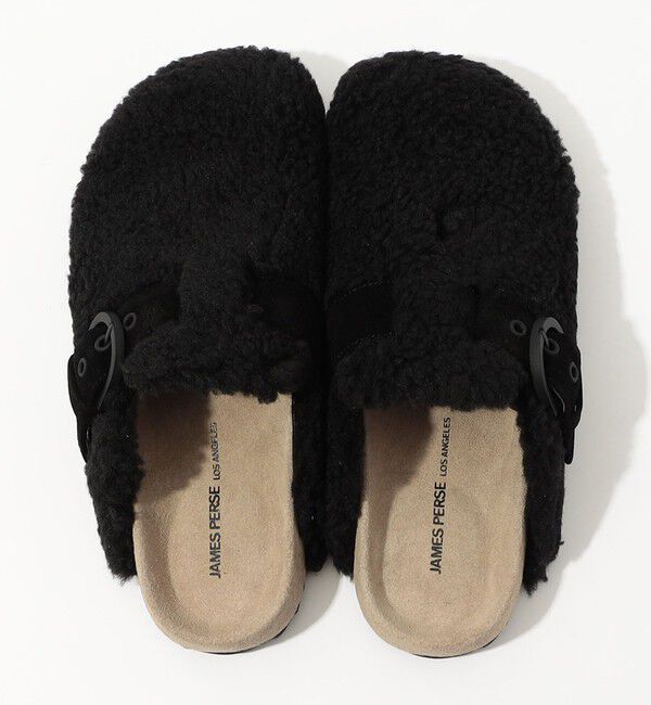 JAMES PERSE「ポリエステルボア クロッグ SWLSH8278」|サンダル|