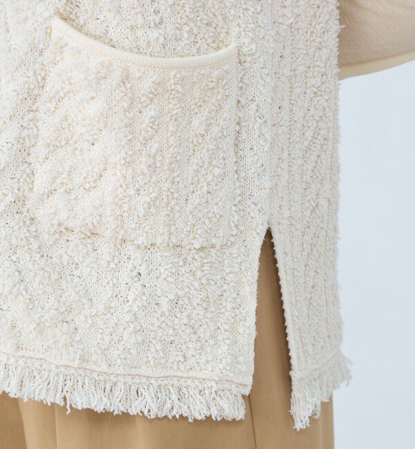 MACPHEE「パイルジャカード Vネックベスト」|ベスト・ジレ|