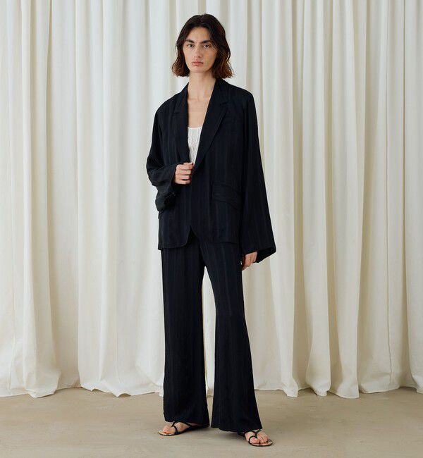 DES PRES「マルチストライプジャガードリラックスパンツ」|チノ|