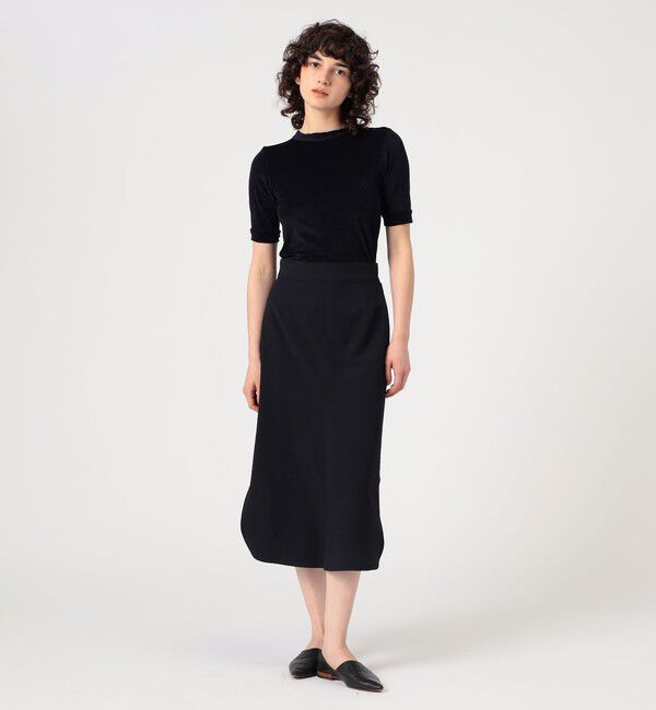 BACCA「シアサッカー ストレートスカート」|スカート|