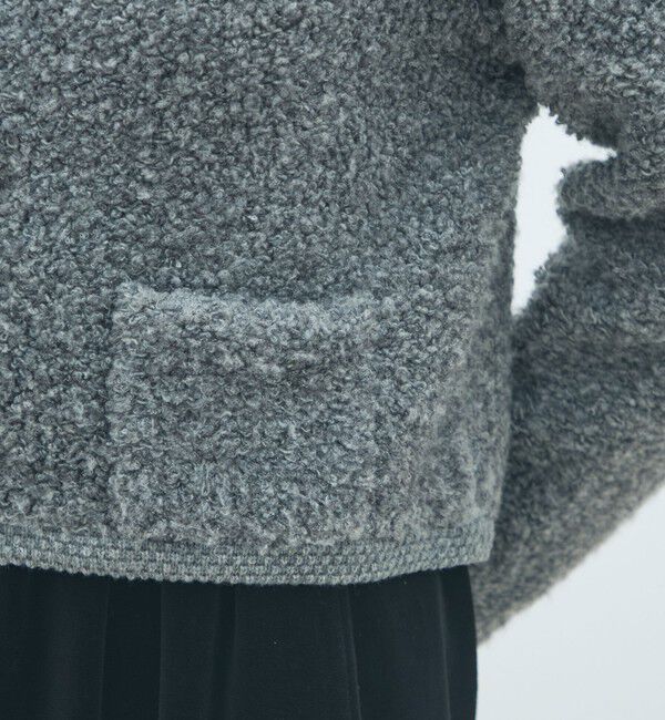 MACPHEE「ムートン ショートジャケット」|カーディガン|
