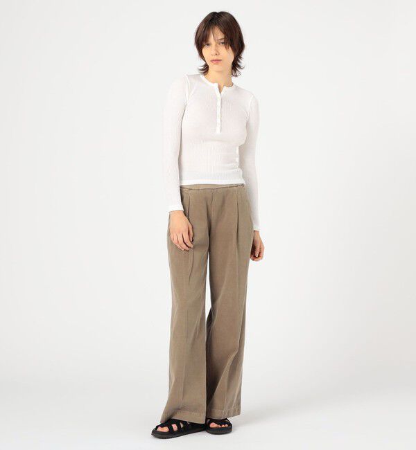 JAMES PERSE「リブウエストワイドレッグパンツ WCGT1099」|その他|