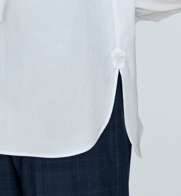 TOMORROWLAND collection「コンパクトブロード シフォンボウタイブラウス」|シャツ・ブラウス|