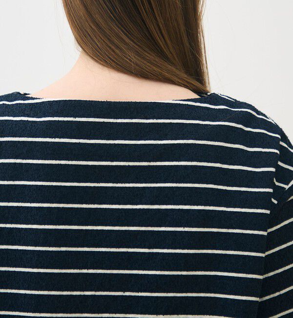 TOMORROWLAND collection「シルクブレンドボーダー ボートネックプルオーバー」|その他|