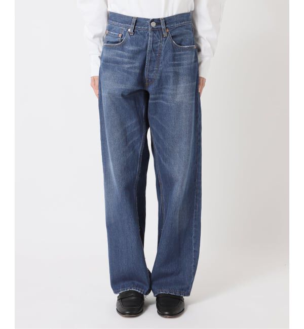  「レースアップデニムパンツ」|デニム|