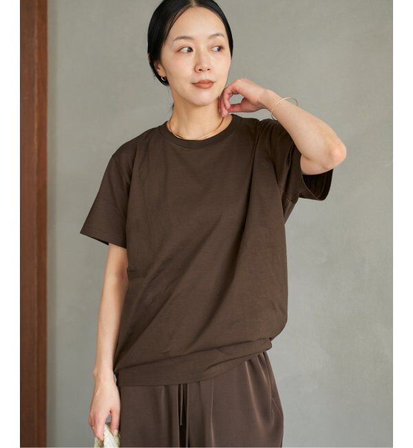 Plage「《追加》Nuance Tシャツ」|Tシャツ・カットソー|ブラウン