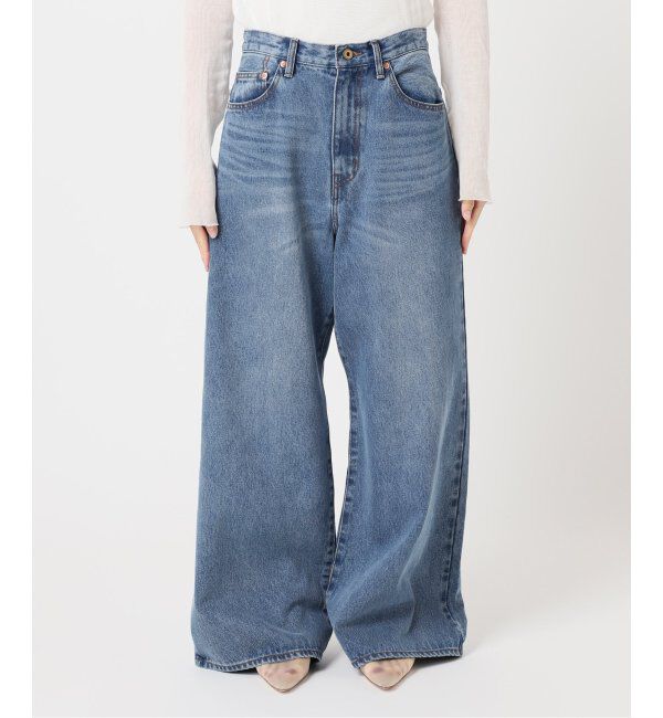 Plage「CINCH BACK DENIM パンツ」|デニム|