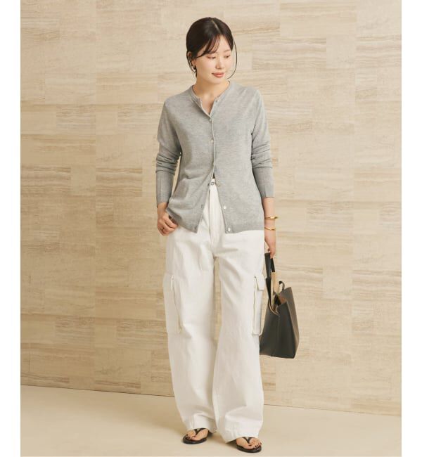 Plage「R&rsquo;IAM 麻混ホワイトデニムパンツ」|デニム|