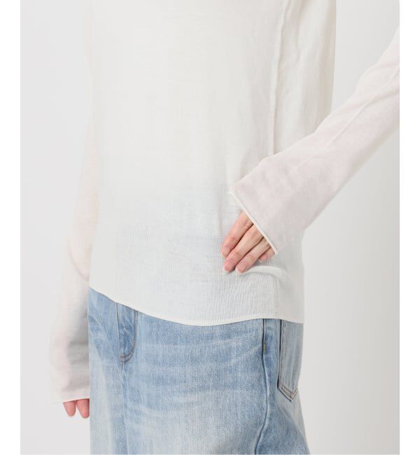 Plage「R&rsquo;IAM KNIT LONG TEE」|ニット・セーター|