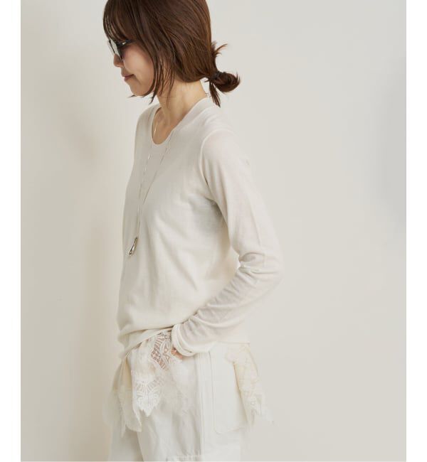 Plage「R&rsquo;IAM KNIT LONG TEE」|ニット・セーター|