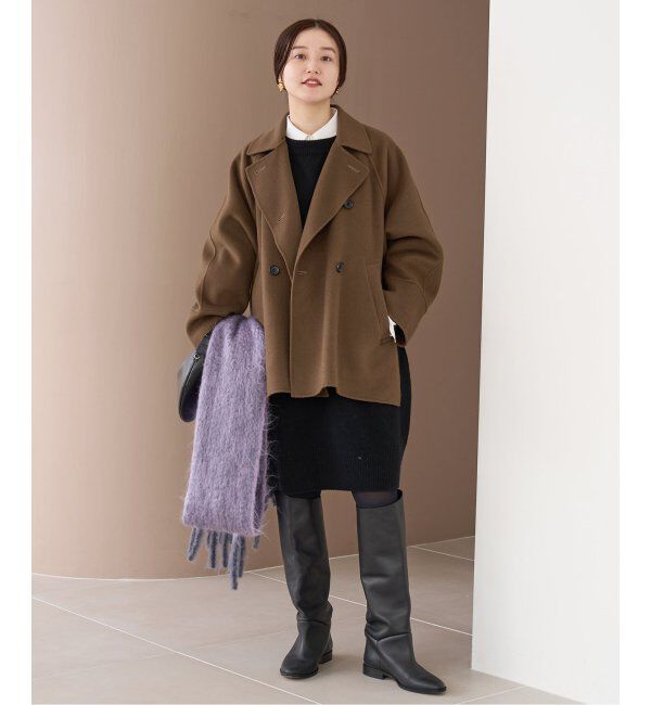 IENA「《追加2》スーパー160ダブルフェイス ショートコート」|その他|