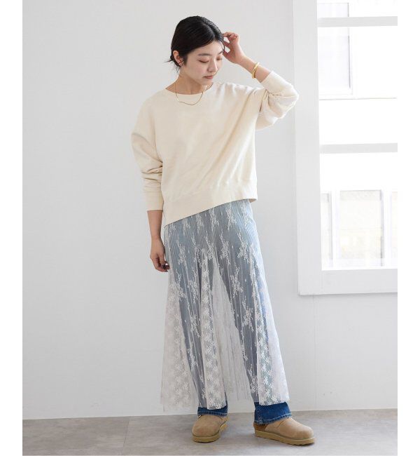 IENA「《追加》ピグメントスウェットプルオーバー」|スウェット・ジャージ|