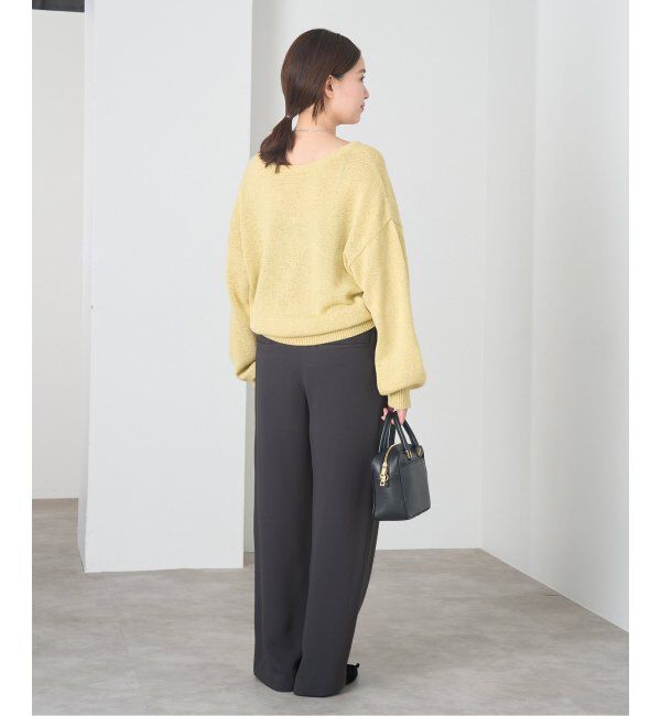 IENA「ダブルサテンイージーパンツ」|その他|