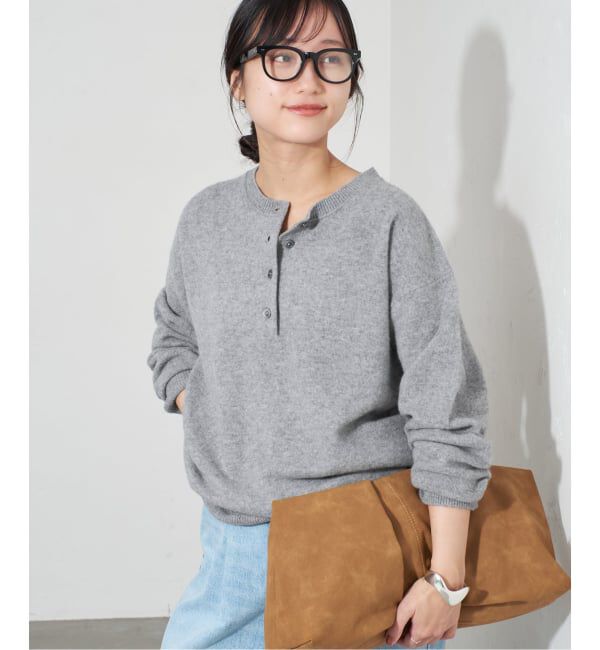 SLOBE IENA「echecs ヘンリープルオーバー」|ニット・セーター|