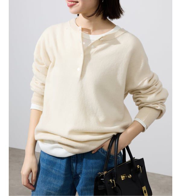 SLOBE IENA「echecs ヘンリープルオーバー」|ニット・セーター|