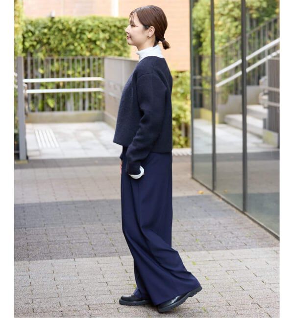 SLOBE IENA「《追加》ウォッシャブルファーリーダブルフェイスカーディガン」|カーディガン|