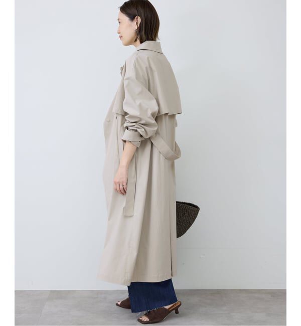SLOBE IENA「オーバートレンチコート」|トレンチコート|