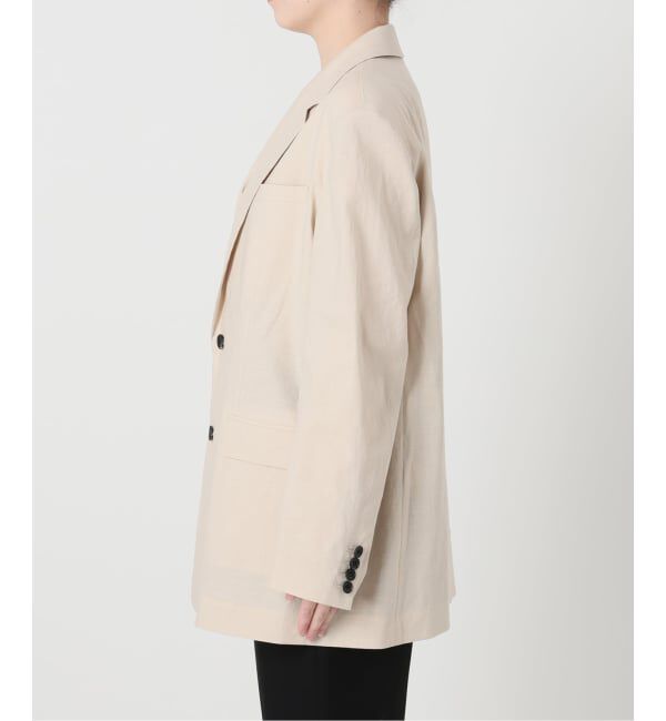 VERMEIL par iena「Clean Linen Flex ジャケット」|テーラードジャケット|