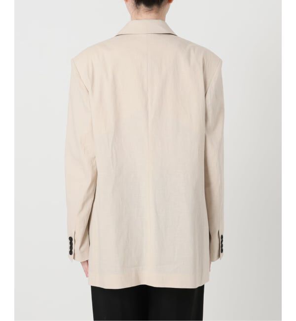 VERMEIL par iena「Clean Linen Flex ジャケット」|テーラードジャケット|