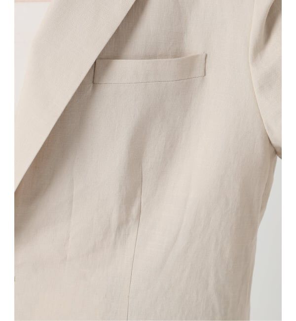 VERMEIL par iena「Clean Linen Flex ジャケット」|テーラードジャケット|