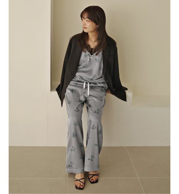 SLOBE IENA「Margaux Dereume &times; SLOBE サテンイージーパンツ」|その他|