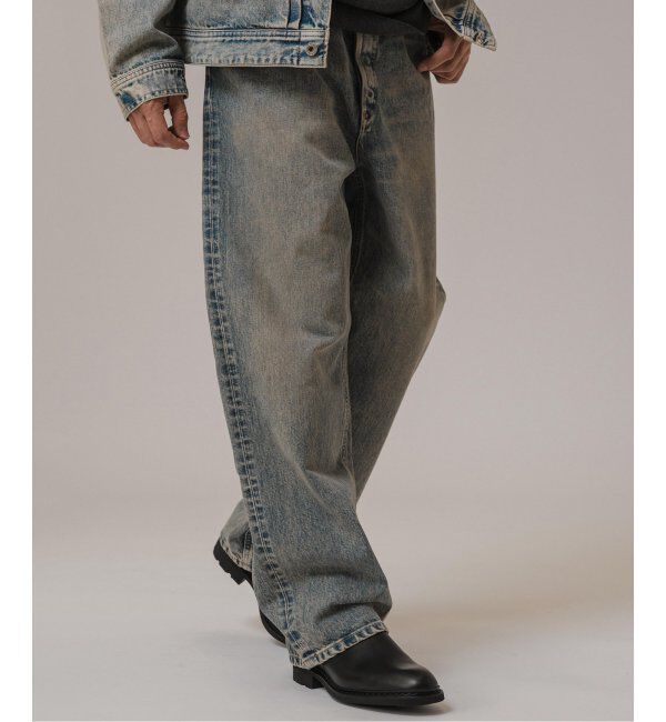 EDIFICE「Lee for BOUCLE 別注 カウボーイバギーパンツ フェード」|デニム|