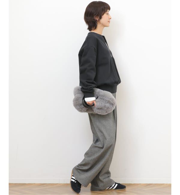 JOURNAL STANDARD relume「《WEB限定》ハーフジップノーカラースウェット」|スウェット・ジャージ|