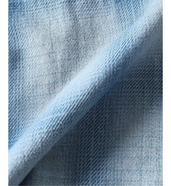 J.S.Homestead「J.S.Homestead / インディゴ チェック ミリタリー シャツ」|シャツ・ブラウス|