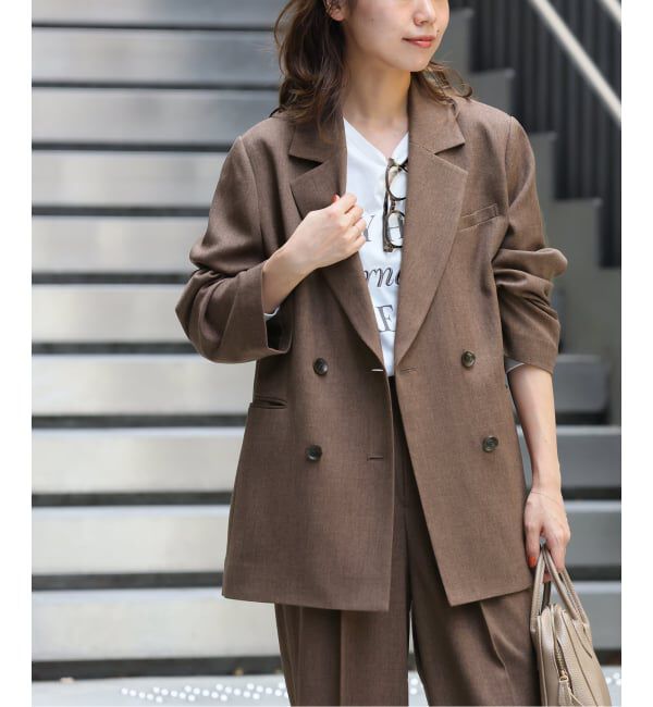 JOURNAL STANDARD relume「《追加》ツイーディーツイルテーラードダブルジャケット」|テーラードジャケット|