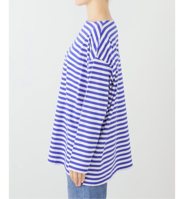 journal standard luxe「コットンボーダー ボートネックプルオーバー」|Tシャツ・カットソー|