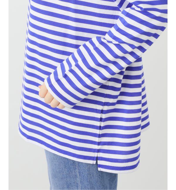 journal standard luxe「コットンボーダー ボートネックプルオーバー」|Tシャツ・カットソー|